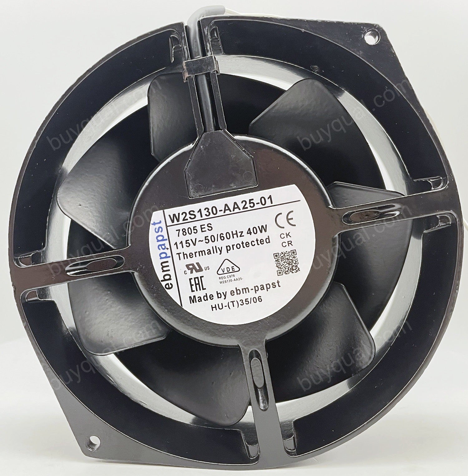 Ebmpapst W2S130-AA25-01 7805ES 115V 40W 2wires Cooling Fan - New Ebmpapst W2S130-AA25-01 7805ES 115V 40W 2wires Cooling Fan - New